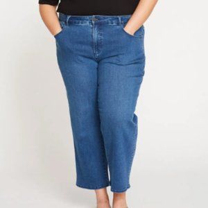 Universal Standard Plus Size Bae Boyfriend Cropped Jeans 22/24